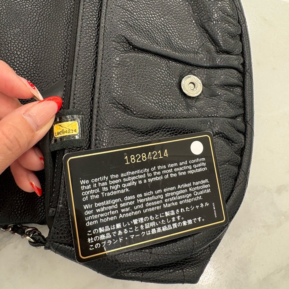 Chanel Black Wallet on a Chain - Picture 2 of 11